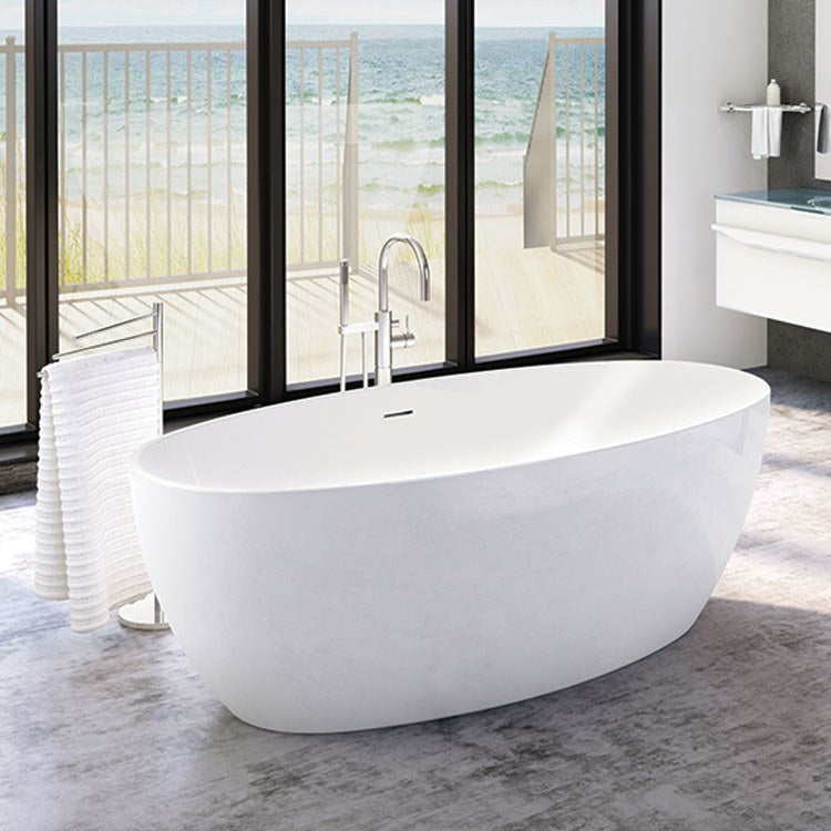 Fleurco BVO6732-18 - AriaVoce Grande Freestanding Tub | Frank Webb