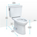 CST786CE#51 Bathroom/Toilets Bidets & Bidet Seats/Two Piece Toilets