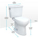 MS786124CEG#01 Bathroom/Toilets Bidets & Bidet Seats/Two Piece Toilets