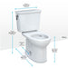 CST785CEF#51 Bathroom/Toilets Bidets & Bidet Seats/Two Piece Toilets