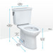 CST786CEFG.10#01 Bathroom/Toilets Bidets & Bidet Seats/Two Piece Toilets