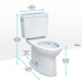 CST776CEFG#01 Bathroom/Toilets Bidets & Bidet Seats/Two Piece Toilets