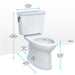 CST786CEFG#12 Bathroom/Toilets Bidets & Bidet Seats/Two Piece Toilets