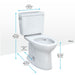 CST776CEFG.10#01 Bathroom/Toilets Bidets & Bidet Seats/Two Piece Toilets