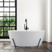 S245CF-WH-MT Bathroom/Bathtubs & Showers/Freestanding Tubs