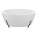 S245CF-WH-MT Bathroom/Bathtubs & Showers/Freestanding Tubs