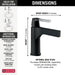 574-SMMPU-DST Bathroom/Bathroom Sink Faucets/Single Hole Sink Faucets