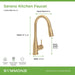 SK2302BBZPD Kitchen/Kitchen Faucets/Pull Down Spray Faucets