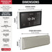 5CB-550L-SS-PR Bathroom/Bathroom Accessories/Steam Controls