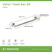 493TB24 Bathroom/Bathroom Accessories/Towel Bars