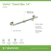 493TB24 Bathroom/Bathroom Accessories/Towel Bars