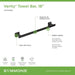 493TB18MB Bathroom/Bathroom Accessories/Towel Bars