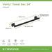 493TB24MB Bathroom/Bathroom Accessories/Towel Bars