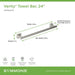 493TB24STN Bathroom/Bathroom Accessories/Towel Bars