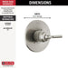 T14035-SS Bathroom/Bathroom Tub & Shower Faucets/Shower Only Faucet Trim