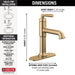 536-CZMPU-DST Bathroom/Bathroom Sink Faucets/Single Hole Sink Faucets