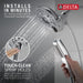58620-PR25-PK Bathroom/Bathroom Tub & Shower Faucets/Showerhead & Handshower Combos