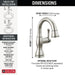 597-SSPD-DST Bathroom/Bathroom Sink Faucets/Single Hole Sink Faucets