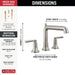 T2736-SS Bathroom/Bathroom Tub & Shower Faucets/Roman Tub Faucets