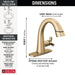 5776-CZPD-PR-DST Bathroom/Bathroom Sink Faucets/Single Hole Sink Faucets