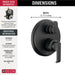 T24989-BL Bathroom/Bathroom Tub & Shower Faucets/Tub & Shower Faucet Trim