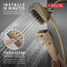 58474-CZ-PR25 Bathroom/Bathroom Tub & Shower Faucets/Showerhead & Handshower Combos