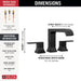 T2739-BL Bathroom/Bathroom Tub & Shower Faucets/Roman Tub Faucets