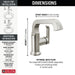 589SH-SS-PR-DST Bathroom/Bathroom Sink Faucets/Single Hole Sink Faucets