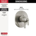T17035-SS Bathroom/Bathroom Tub & Shower Faucets/Shower Only Faucet Trim
