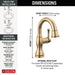 597-CZPD-DST Bathroom/Bathroom Sink Faucets/Single Hole Sink Faucets