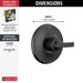 T14089-BL Bathroom/Bathroom Tub & Shower Faucets/Tub & Shower Faucet Trim