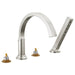 T4788-SS-PR-LHP Bathroom/Bathroom Tub & Shower Faucets/Roman Tub Faucets