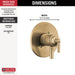 T17035-CZ Bathroom/Bathroom Tub & Shower Faucets/Shower Only Faucet Trim
