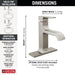 539-SSMPU-DST Bathroom/Bathroom Sink Faucets/Single Hole Sink Faucets