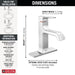 539-MPU-DST Bathroom/Bathroom Sink Faucets/Single Hole Sink Faucets