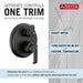 T24889-BL Bathroom/Bathroom Tub & Shower Faucets/Tub & Shower Faucet Trim