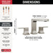 T2737-SS Bathroom/Bathroom Tub & Shower Faucets/Roman Tub Faucets