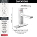 537-MPU-DST Bathroom/Bathroom Sink Faucets/Single Hole Sink Faucets