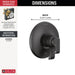 T17089-BL Bathroom/Bathroom Tub & Shower Faucets/Shower Only Faucet Trim