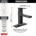 537-BLMPU-DST Bathroom/Bathroom Sink Faucets/Single Hole Sink Faucets