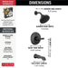 T14489-BL Bathroom/Bathroom Tub & Shower Faucets/Tub & Shower Faucet Trim