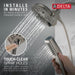 58620-SS-PR25-PK Bathroom/Bathroom Tub & Shower Faucets/Showerhead & Handshower Combos