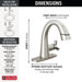 5776-SSPD-PR-DST Bathroom/Bathroom Sink Faucets/Single Hole Sink Faucets
