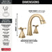 357756CZPDPRDST Bathroom/Bathroom Sink Faucets/Widespread Sink Faucets