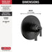 T17035-BL Bathroom/Bathroom Tub & Shower Faucets/Shower Only Faucet Trim