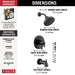 T17435-BL-I Bathroom/Bathroom Tub & Shower Faucets/Tub & Shower Faucet Trim