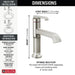589-SS-PR-DST Bathroom/Bathroom Sink Faucets/Single Hole Sink Faucets
