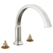 T2788-SS-PR-LHP Bathroom/Bathroom Tub & Shower Faucets/Roman Tub Faucets