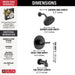T14435-BL Bathroom/Bathroom Tub & Shower Faucets/Tub & Shower Faucet Trim