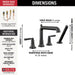 T4736-BL Bathroom/Bathroom Tub & Shower Faucets/Roman Tub Faucets